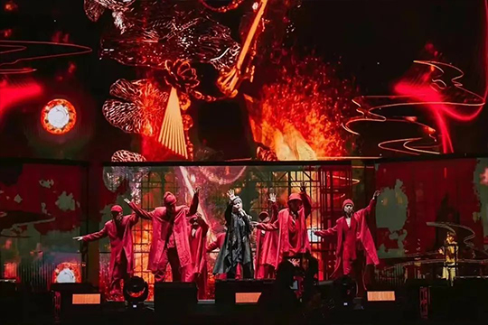 周杰伦新加坡演唱会，333体育大屏闪耀全场！